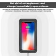 thumbnail image 6 of 10W Fast Wireless Car Charger Pad - Qi-Certified Auto Phone Charging Station with Anti-Slip Design, Supports 7.5W/5W Charging for Android, 9V/1.67A Input, 93x175mm, 6 of 7