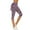 Purple, variant on UVEASISHA Womens Print Skirted Leggings Capris Yoga Gym Pants with Skirt High Waisted Stretch Workout Tights Wine S