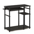 thumbnail image 5 of Furinno Abbott Desk, 31.5 Inch Black Computer Desk with Keyboard Tray, Easy Assembly Gaming Desk with Storage Shelf, Office Desk for Home Office, Bedroom, Black Espresso, 5 of 5