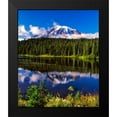 thumbnail image 2 of Leahy, Ike 12x14 Black Modern Framed Museum Art Print Titled - Mt. Rainer II, 2 of 5