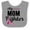 Heather and White, variant on Inktastic Breast Cancer Awareness My Mom is a Fighter Boys or Girls Baby Bib