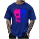thumbnail image 1 of Camisetas de Cuello de la Tripulación de los Hombres de Poliéster Impreso en Seco Rápido, Cuello Redondo de Corte 3D para Gimnasio, Carrera, Ciclismo Y Ocasional, 1 of 4