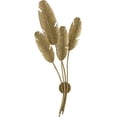 thumbnail image 4 of Vintage Brass Tropical Wall Sconce, 4 of 5
