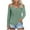 Green, variant on KIHOUT Women V-Neck Sleeve Off Shoulder Long Sleeve Loose T-Shirt Blouse Pullover Tops