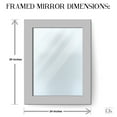 thumbnail image 5 of DecorShore - Multi-Colored & Gold, Luxe Mosaic Glass Framed Wall Mirror, Decorative Mosaic Vanity Mirror, 5 of 6