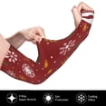 thumbnail image 3 of Balery Merry Christmas Cooling Arm Sleeves for Men & Women – Breathable, Moisture-Wicking Arm Sleeves for Women, Men & Kids, 3 of 8
