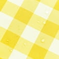 thumbnail image 4 of TRAHOO-60 x 120 Inch Checkered Tablecloth Rectangle - Stain Resistant, Spillproof and Wahable Gingham Table Cloth for Outdoor Picnic, Kitchen and Holiday Dinner, Yellow and White, 4 of 4