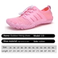 thumbnail image 2 of Zapatillas de buceo antideslizantes Zapatillas de correr transpirables para caminatas en el lago (Rosa 37) Ehuebsd Para estrenar, 2 of 9