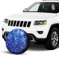 thumbnail image 2 of Kll Blurred Star Snow Christmas Tire Cover,Universal Wheel Tire Cover For Trailer, Rv, Suv, Truck,Camper And Many Vehicle,(17 Inch), 2 of 7