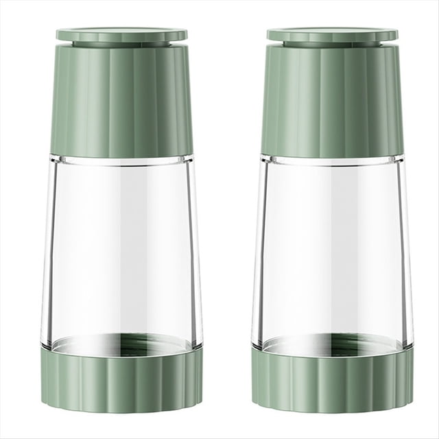 Molinillo de Pimienta Manual Granos de Pimienta Sal Marina Molienda de Pimienta en Polvo Molienda Hogar Condimento Botella Verde
