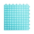 thumbnail image 4 of Almohadilla para pies de conejo, tapete de con orificio, fácil de instalar, lavable, duradero, tapete para jaula de animales pequeños, tapete azul, 4 of 8