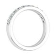 thumbnail image 2 of 1/2 Carat Pave Set Diamond Wedding Band Ring in 14K White Gold (Ring Size 5.25) (I1-I2 Clarity), 2 of 5