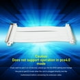 thumbnail image 4 of Cable Elevador Extensor PCIE 3.0 X16 Propiedad De Alto Blindaje Tarjeta Gráfica De Extensión Flexible, Fácil Instalación. Adecuado Para Montaje Vertical, Negro, 4 of 7