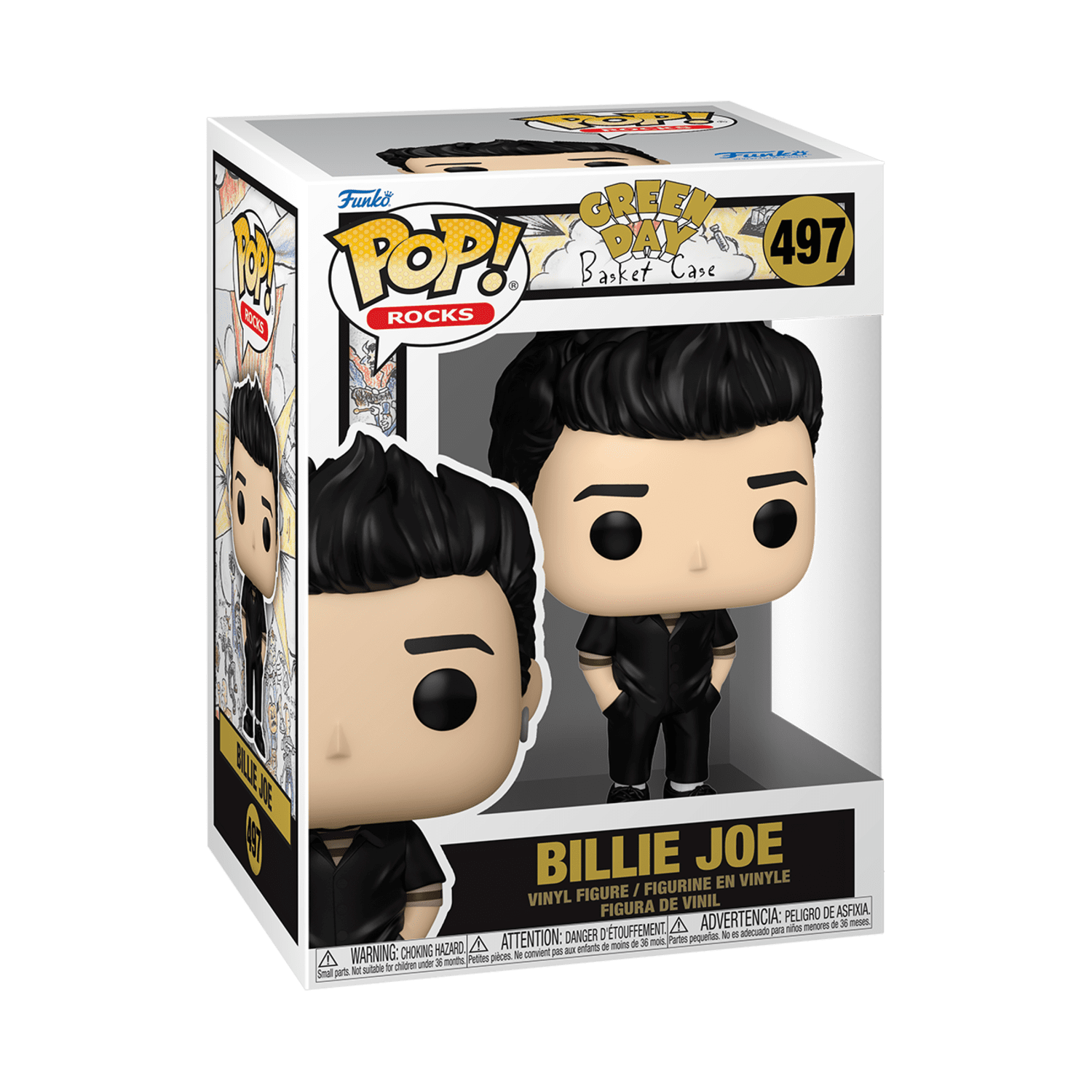 Funko POP! Rocks: Green Day - Billie Joe (Basket Case) Collectible