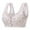 22-Pink, variant on YWDJ Bras for Women Push up and Padded Front Closure Lounge Bras Wireless Comfortable Bras Wide Strap Full Coverage Wrap Bras Padded Plus Size Lace Comfy Bras Sleep Bras Gray 4XL