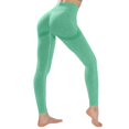 thumbnail image 3 of Tittly Yoga Pants Womens Sweatpants Plus Size Yoga Dress Set With Hip Yoga Pants For Yoga Active High Women's Waist Leggings Running Pants Yoga Pants Womens Workout Bottoms Tights for Women Green L, 3 of 3