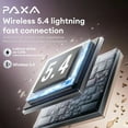 thumbnail image 6 of PAXA Vogbuds 5 Pro OWS Smart Voice Assistant Headset, Dynamic Stereo Sound Earbuds with ENC Call Noise Canceling Mic, Digital Battery Display, 6 of 7