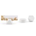 thumbnail image 2 of Weddingstar 4713-08 Porte-Cartes Géométrique Blanc - Assortiment, 2 of 4