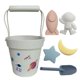 thumbnail image 1 of Juguete de playa para niños pequeños, Arenero de playa, cubos de arena plegables y palas, juego de juguetes de arena para niños, juguete de playa de arena E65D, 1 of 4
