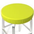 thumbnail image 2 of Kdxio Yellow Print Stool Covers Round,Stretch Round Bar Stool Covers Washable Bar Stool Cushion Slipcover For 12-15 Inch Chair, 2 of 6