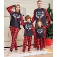 thumbnail image 1 of 2023 New Christmas Family Pajamas Set Mom Dad Kids Baby Matching Outfits Elk Print Cute Sleepwear Xmas Family Look Clothing Sets, 1 of 4