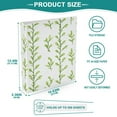 thumbnail image 5 of Vertical Green Sprigs 12.4x10.6in PVC Round Ring Binders, 2-Pack, D-Ring 3-Hole, Metal Clip, 5 of 10