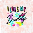 thumbnail image 4 of Inktastic I Love My Daddy- 80s Retro Style Boys or Girls Toddler T-Shirt, 4 of 5