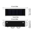 thumbnail image 4 of Openpig Solar Lights Outdoor Waterproof Fence Solar Lights Outdoor, Solar Deck Lights for Outside, Backyard/Railing/Step/Patio/Deck Fence/Stair Railings, 4 of 6