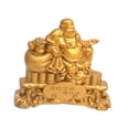 thumbnail image 3 of Estatua de Buda, adorno de mesa, artesanía en aleación, escultura decorativa Feng Shui, figura de Maitreya para estante, decoración de sala de estar., 3 of 9