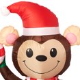 Holiday Time Yard Inflatables Silly Monkey, 4 ft