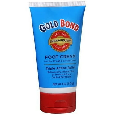 4 Pack - Gold Bond Foot Cream Therapeutic 4 oz Each