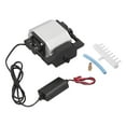 thumbnail image 2 of Fishing Aerator Pump, Aquarium DC Air Pump Small Household Low Temperature Rise Stronger Air Pressure Compact Structure  for Home Power Cut Fish Tank 12V DC 30L Air Pump 16W,12V DC, 2 of 7