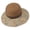 Beige, variant on Mwjwdo Women’s Ethnic Geometric Woven Band Mixed Speckle Wide Brim Vacation Straw Hat with Loose Dome Fit for Lawn Picnics Blue