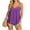 Purple, variant on Fewfanhot Women's Lace Trim V-Neck Camisole Tank Top, Spaghetti Strap Casual Summer Flowy Blouse, Sleeveless Loose Fit Cami, S-3XL