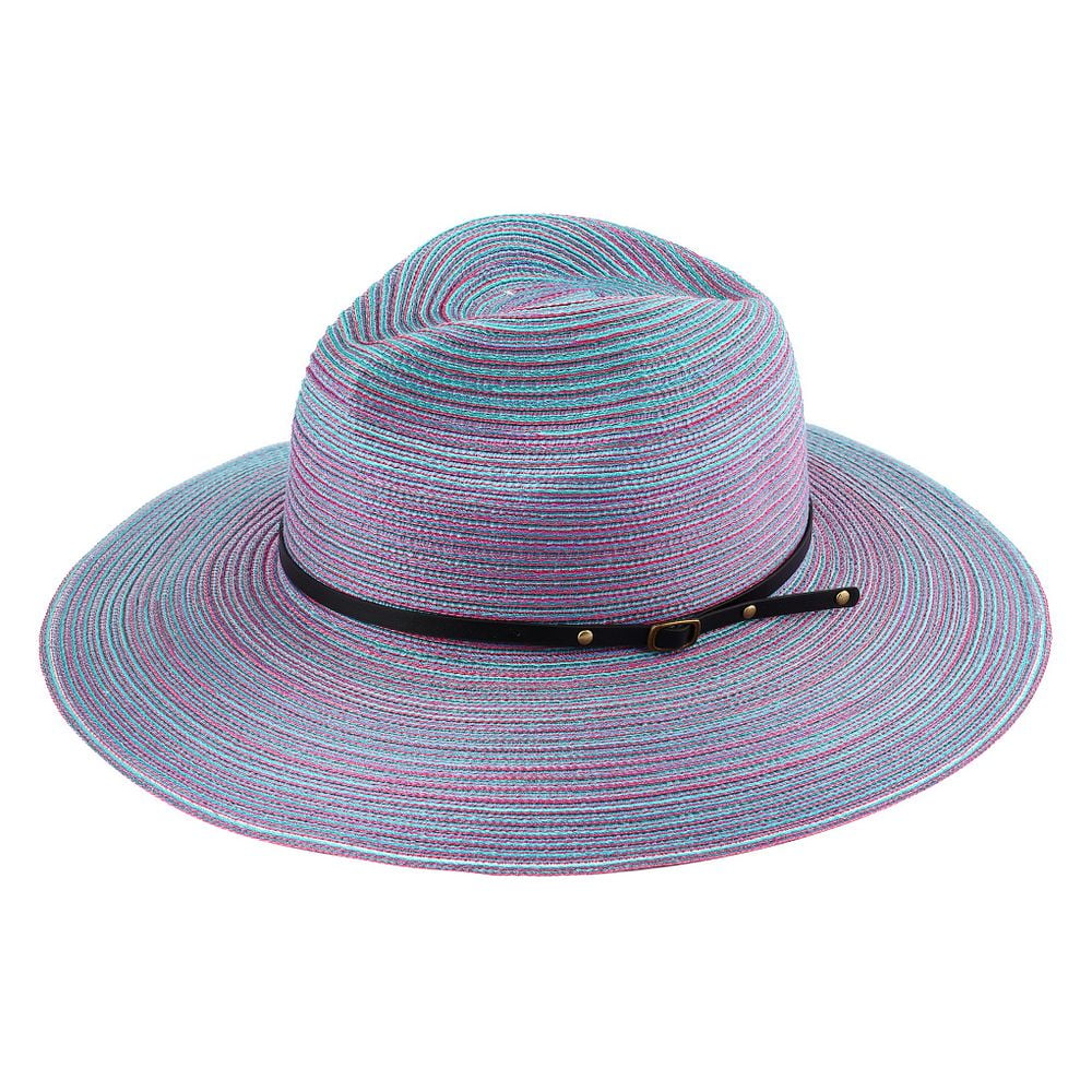 Sun Styles Foldable Crushable Susan Ladies Sun Hat Black