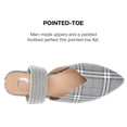 thumbnail image 4 of Journee Collection Womens Roxeene Slip On Pointed Toe Mules Flats, 4 of 6