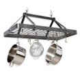 thumbnail image 1 of Enclume Design Products PR34 HS Carnival Ceiling Pot Rack with 18 Hooks, Hammered Steel - Rectangle, 1 of 4