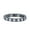 Black, variant on Simulated Cubic Zirconia Size-5 Full Eternity Stackable Ring Wedding Band 925 Sterling Silver