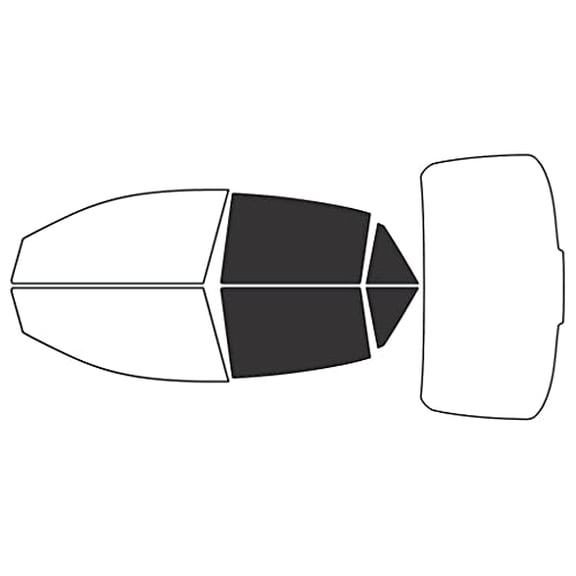 Avery Dennison NR Nano Ceramic IR Window Tint Kit Compatible with Kia Rio 2018-2023 (Sedan) - Back