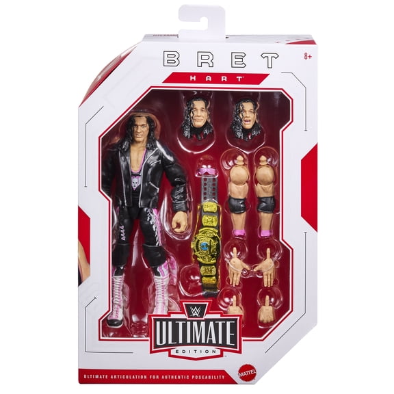Bret Hart - WWE Best of Ultimate Edition 9 Mattel WWE Toy Wrestling Action Figure