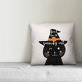 thumbnail image 3 of Creative Products Don't be a Scardy Cat 16x16 Spun Poly Pillow, 3 of 3
