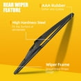 thumbnail image 4 of MIKKUPPA 26"+14"+12" Windshield Wiper Blades Replacement for 2014-2015 Nissan Rogue select, Front Wiper Blades Rear Wiper Blades, Durable Stable Quiet All Season Wiper Blades Set (Pack of 3), 4 of 7