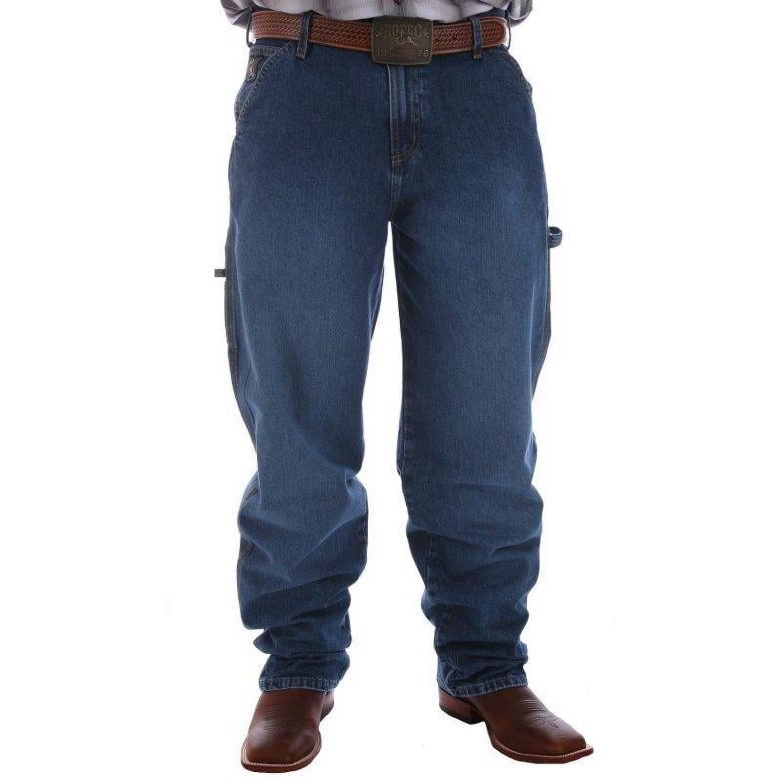Cinch Men's Blue Vintage Label Utility Fit Tapered Loose Jeans Vintage 44W x 34L  US - image 2 of 4