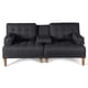 thumbnail image 3 of Sofá Cama Makora Queen con Memory Foam Color Oxford Lino Respaldo Reclinable de 3 Posiciones, 3 of 8