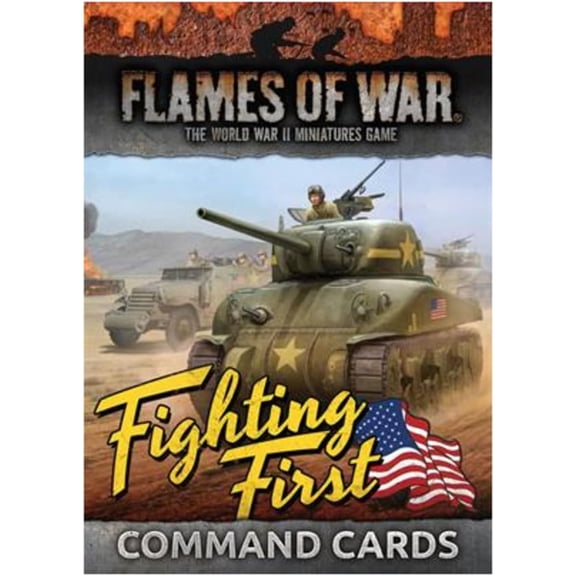 Battlefront Miniatures Flames of War Fighting First Command Cards FOW FW243C