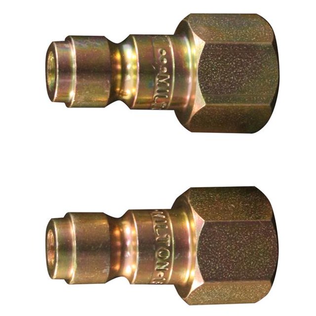Milton 1808BK 0.37 in. FNPT P Style Plug