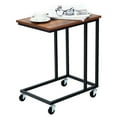 thumbnail image 1 of Gymax Laptop Holder Sofa Side End MobileTable Multiple Stand Desk Notebook Beside Wood, 1 of 10