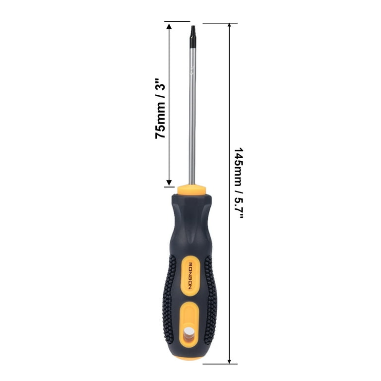 TORA様 2.4 Inch Magnetic Torx Driver T5 Security Screwdriver with