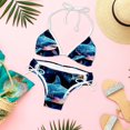 thumbnail image 6 of Starry Shark Detachable Sponge Adjustable Strap Bikini Set Two-Pack Swim Suits - Ideal for Beach and Pool Scenes, 6 of 6