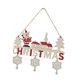 thumbnail image 4 of Letrero colgante de madera navideño con diseño de muñeco de nieve para puerta, decoración de pared rústica de madera para Navidad Estilo A, 4 of 8